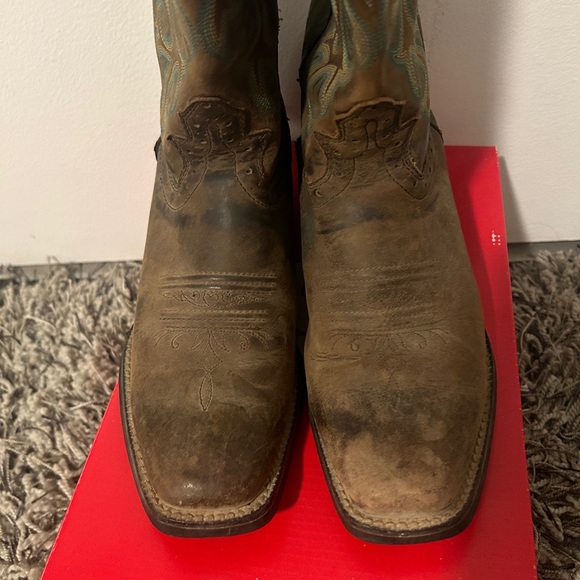 Justin Women's Stampede Durant Western Boots - Square Toe - Picture 6 of 9